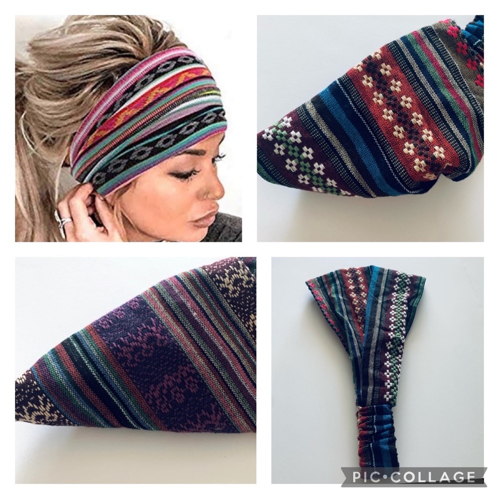 🔥 5 for $25 🔥 2 Piece Boho Hair Band - Picture 3 of 14
